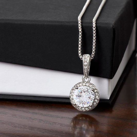 Eternal Hope Necklace - Elegant Cubic Zirconia Jewelry for Her