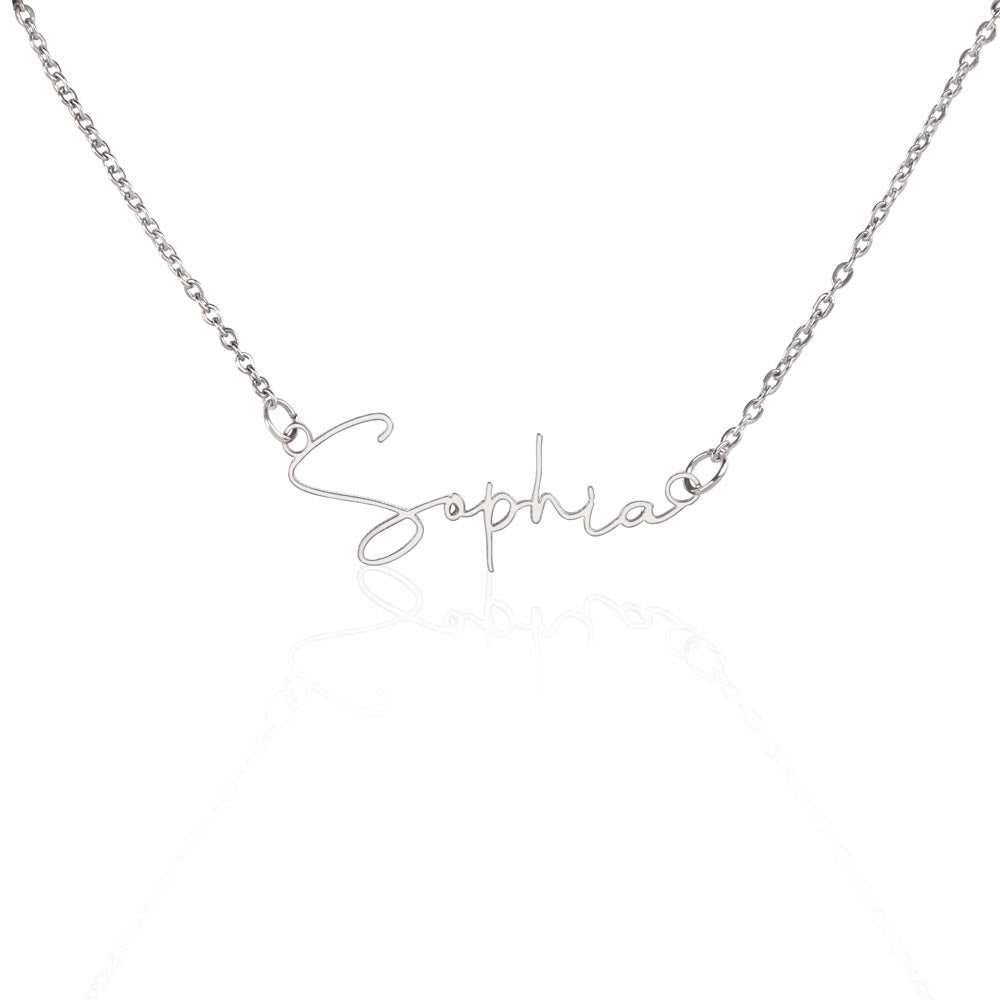 Signature Style Customized Name Necklace – Unforgettable Daughter Gift