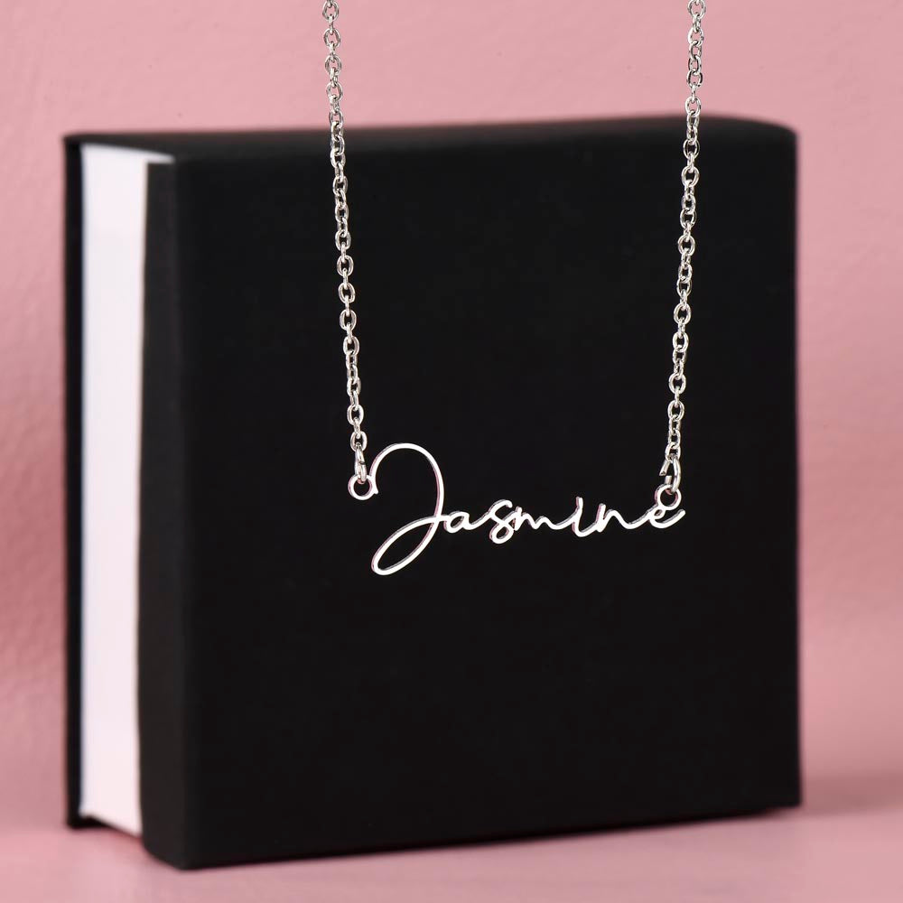 Signature Style Customized Name Necklace – Unforgettable Daughter Gift