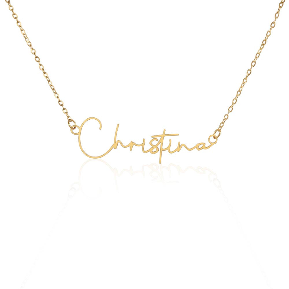 Signature Style Customized Name Necklace – Unforgettable Daughter Gift