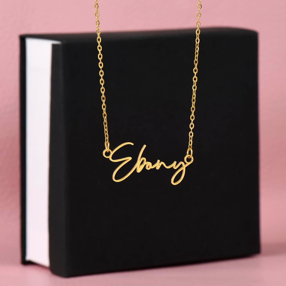 Signature Style Customized Name Necklace – Unforgettable Daughter Gift