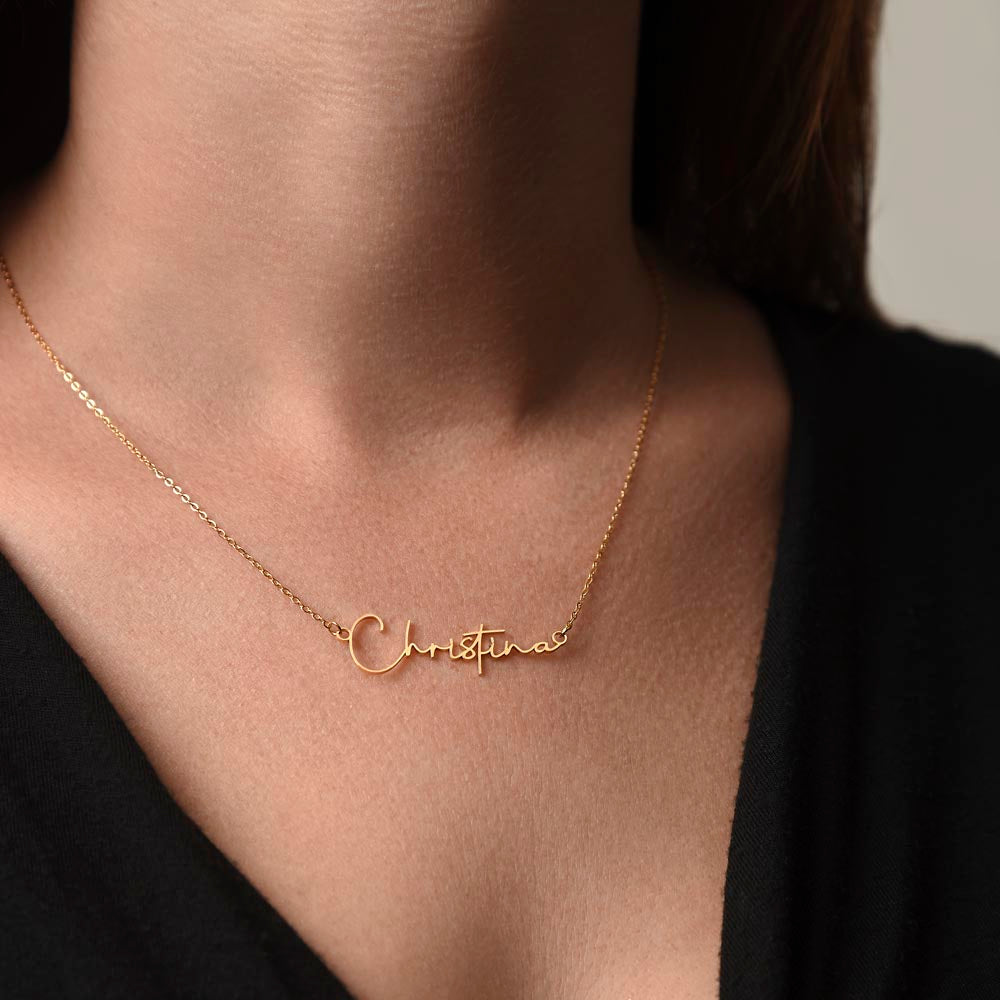 Signature Style Customized Name Necklace – Unforgettable Daughter Gift