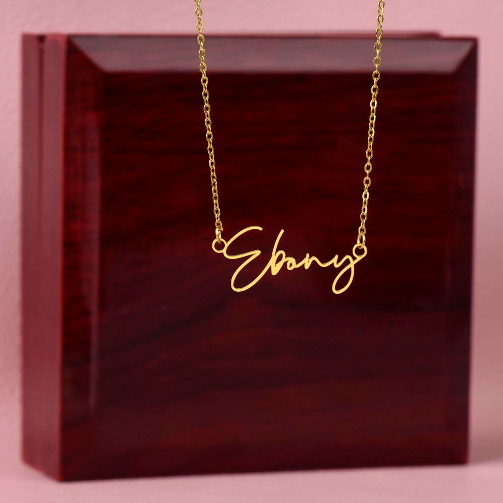 Signature Style Customized Name Necklace – Unforgettable Daughter Gift