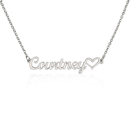 Chic Personalized Heart Name Necklace - The Perfect Surprise Gift