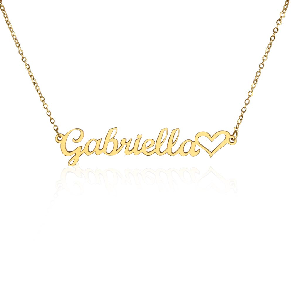 Chic Personalized Heart Name Necklace - The Perfect Surprise Gift