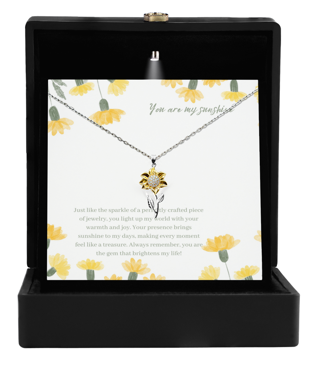 Heartfelt Sunflower Pendant in .925 Sterling Silver