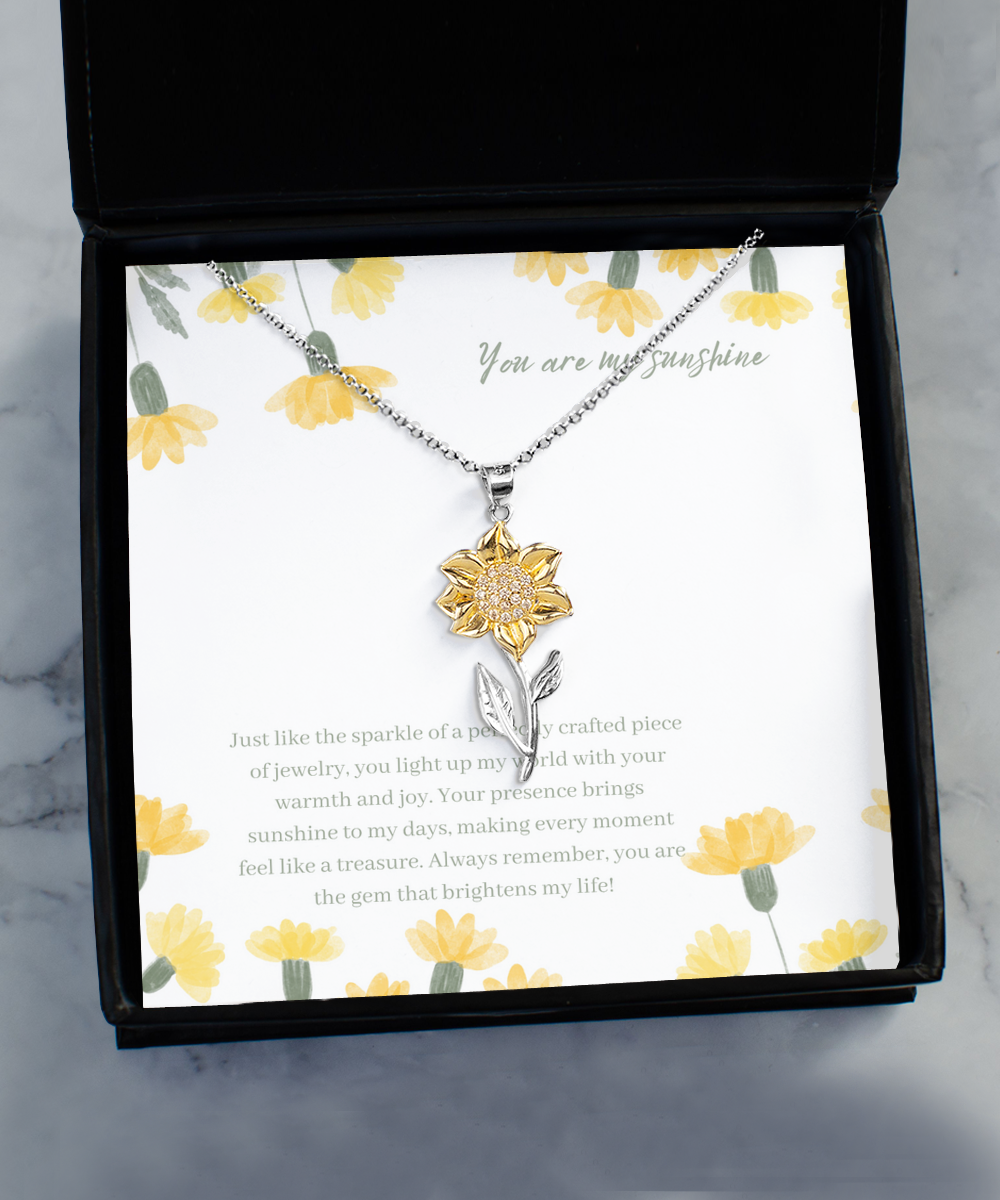 Heartfelt Sunflower Pendant in .925 Sterling Silver