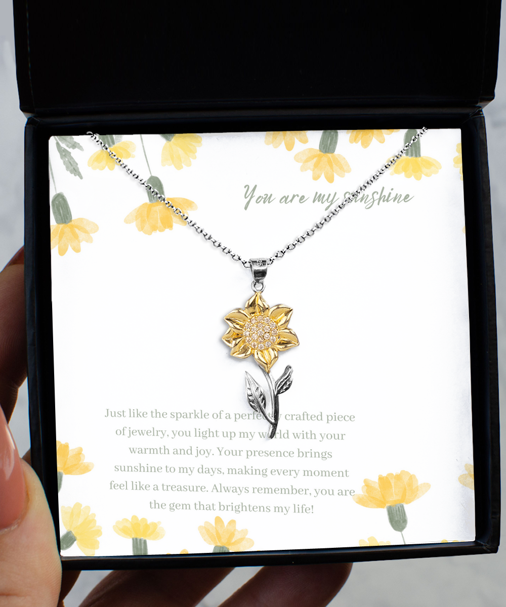 Heartfelt Sunflower Pendant in .925 Sterling Silver